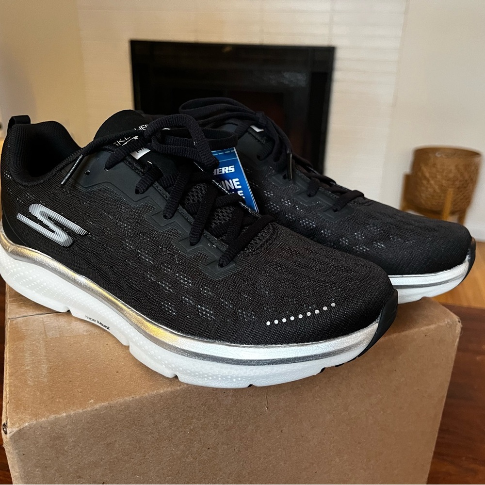 Skechers Black Athletic Shoes